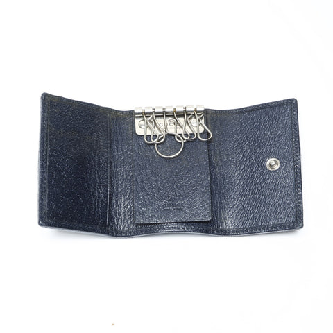 GUCCI Ophidia GG GG Supreme Key holder  Navy WS24184