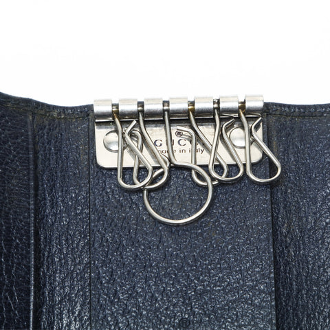 GUCCI Ophidia GG GG Supreme Key holder  Navy WS24184