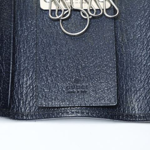 GUCCI Ophidia GG GG Supreme Key holder  Navy WS24184
