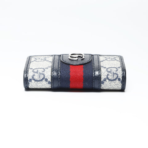 GUCCI Ophidia GG GG Supreme Key holder  Navy WS24184