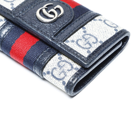 GUCCI Ophidia GG GG Supreme Key holder  Navy WS24184