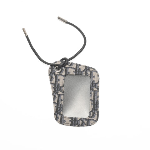 Christian Dior Trotter Canvas Card Case Card Case Navy WS24186