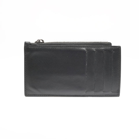 Christian Dior Leather coin case included Card Case black WS24187