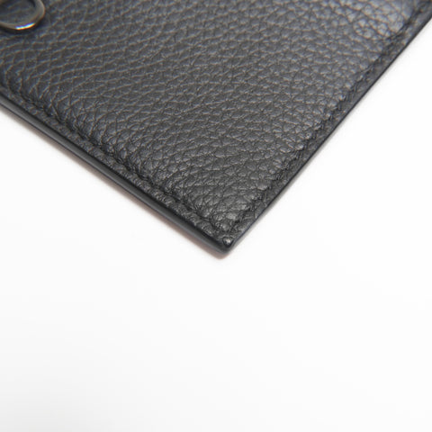 Christian Dior Leather coin case included Card Case black WS24187