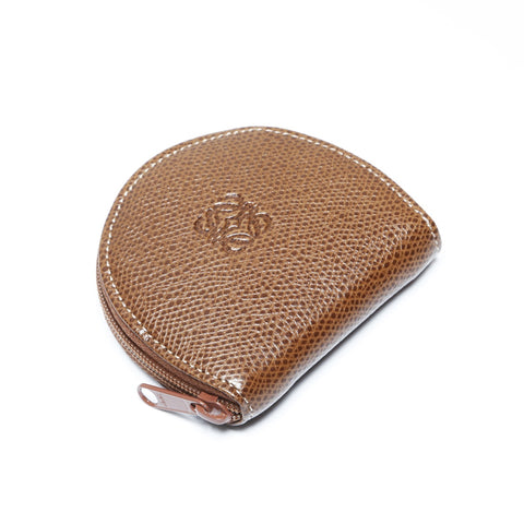 LOEWE Leather Anagram Mini Coin case Brown WS24188