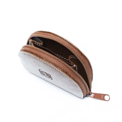 LOEWE Leather Anagram Mini Coin case Brown WS24188