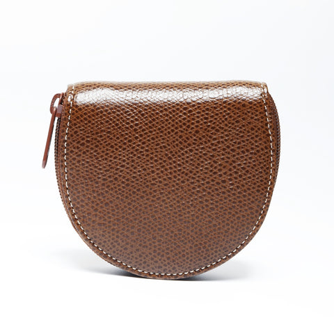 LOEWE Leather Anagram Mini Coin case Brown WS24188