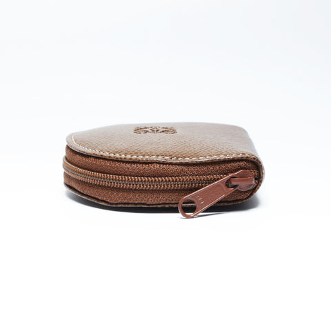 LOEWE Leather Anagram Mini Coin case Brown WS24188