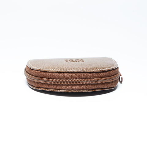 LOEWE Leather Anagram Mini Coin case Brown WS24188