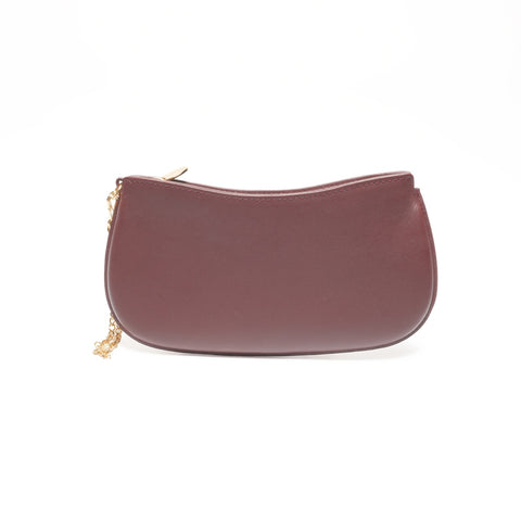 CARTIER Mustodo Leather Pouch Red WS24189