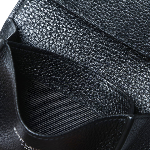 YVES SAINT LAURENT leather Card Case black WS24191