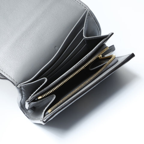 GUCCI Card Case Wallet GG Matelasse Tri-fold wallet gray WS24194