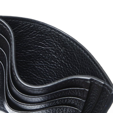 GUCCI Leather Maxi GG Card Case black WS24196