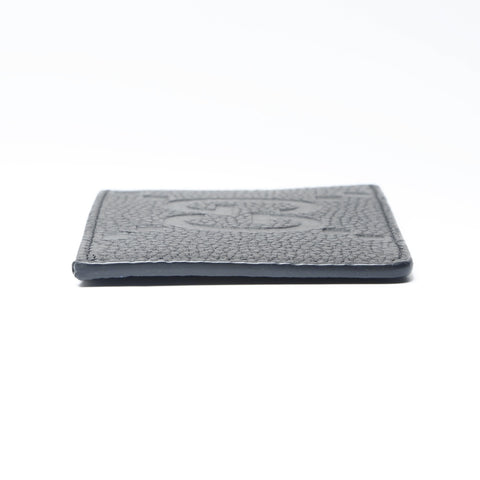 GUCCI Leather Maxi GG Card Case black WS24196