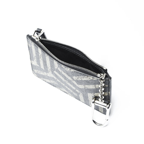 GUCCI PVC key ring included Coin case black WS24197