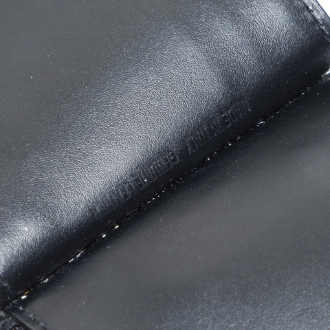 Maison Margiela Leather Money Clip Bifold Wallet black WS24198