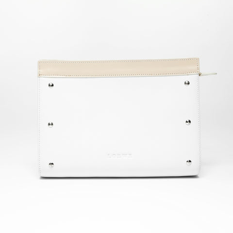 LOEWE leather Pouch white WS24201