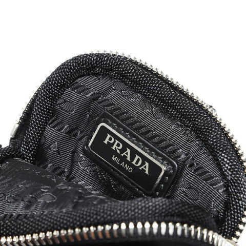 PRADA Nylon Mini Pouch Pouch black WS24203