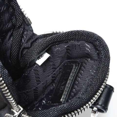 PRADA Nylon Mini Pouch Pouch black WS24203