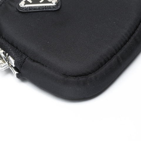 PRADA Nylon Mini Pouch Pouch black WS24205