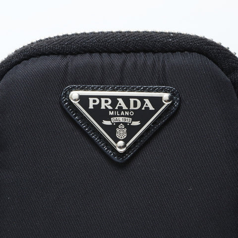 PRADA Nylon Mini Pouch Pouch Nylon black WS24206
