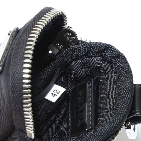 PRADA Nylon Mini Pouch Pouch black WS24207