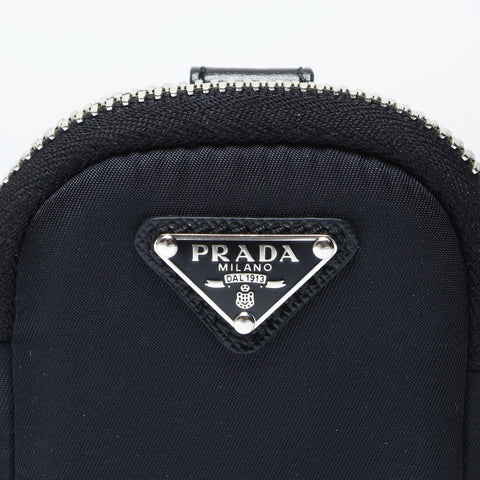 PRADA Nylon Mini Pouch Pouch black WS24208