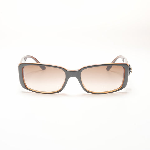 CHANEL Matrasse COCO Mark sunglasses Brown WS24214