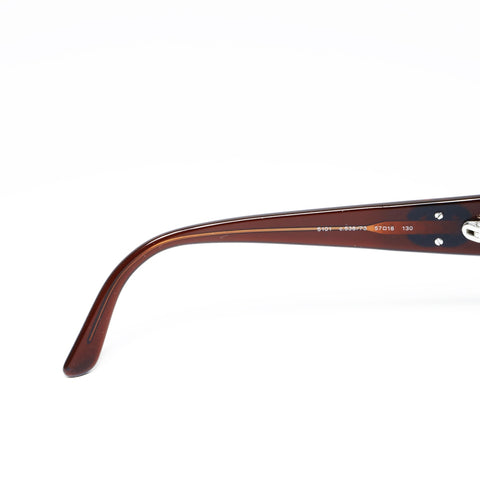 CHANEL COCO Mark sunglasses Brown WS24215