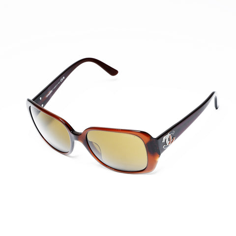 CHANEL COCO Mark 太阳镜 棕色 WS24215