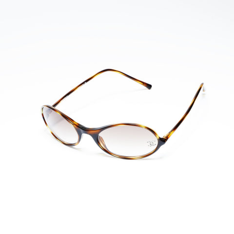 CHANEL COCO Mark sunglasses Brown WS24216