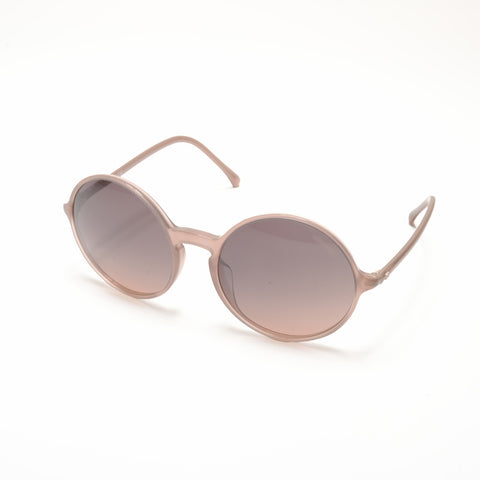 CHANEL Round Frame Lens sunglasses Brown WS24218
