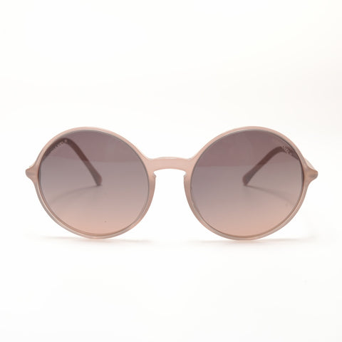 CHANEL Round Frame Lens sunglasses Brown WS24218