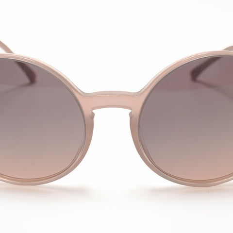 CHANEL Round Frame Lens sunglasses Brown WS24218