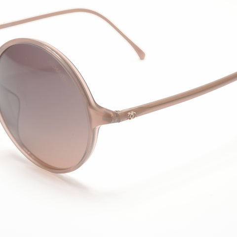 CHANEL Round Frame Lens sunglasses Brown WS24218