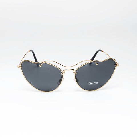 Miu Miu Heart Metal Frame sunglasses black WS24220