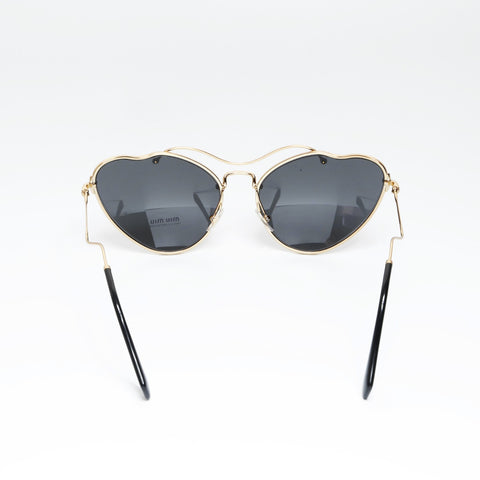 Miu Miu Heart Metal Frame sunglasses black WS24220
