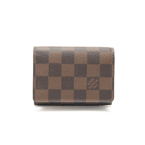 LOUIS VUITTON 2016 Damier Umschlag Carte de Visite Kartenetui Braun WS24228