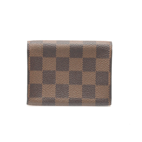 LOUIS VUITTON 2016 Damier Envelope Carte de Visite Card Case Brown WS24228