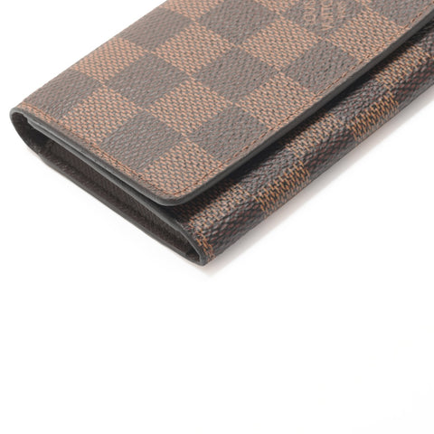 LOUIS VUITTON 2016 Damier Envelope Carte de Visite Card Case Brown WS24228