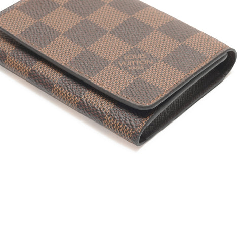 LOUIS VUITTON 2016 Damier Envelope Carte de Visite Card Case Brown WS24228