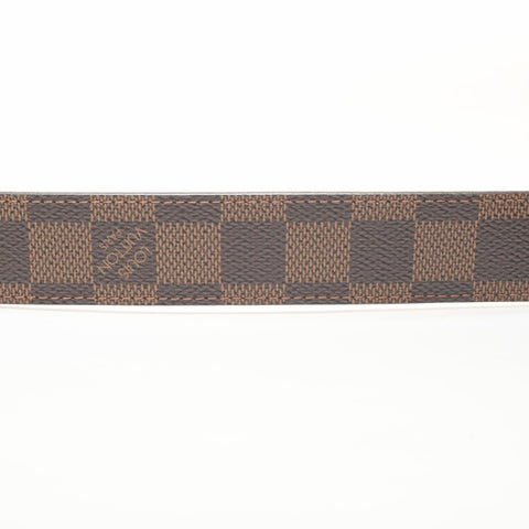 LOUIS VUITTON Damier Centur Carre 85/34 belt Brown WS24230