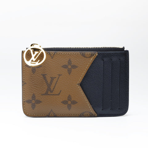 LOUIS VUITTON Porte Carte Romy Monogram Reverse Coin case Brown WS24231