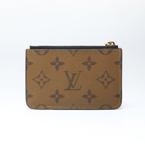 LOUIS VUITTON Porte Carte Romy Monogram Reverse Coin case Brown WS24231