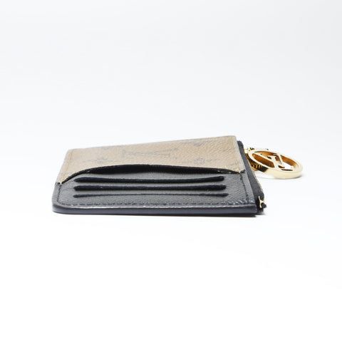 LOUIS VUITTON Porte Carte Romy Monogram Reverse Coin case Brown WS24231