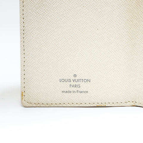 LOUIS VUITTON 2010 Portefeuille Joy Tri-fold wallet white WS24233