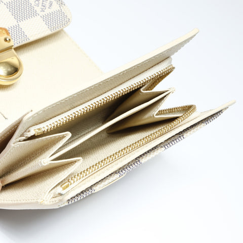 LOUIS VUITTON 2010 Portefeuille Joy Tri-fold wallet white WS24233