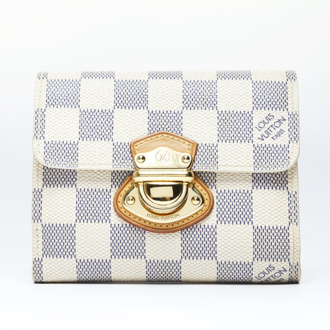 LOUIS VUITTON 2010 Portefeuille Joy Tri-fold wallet white WS24233