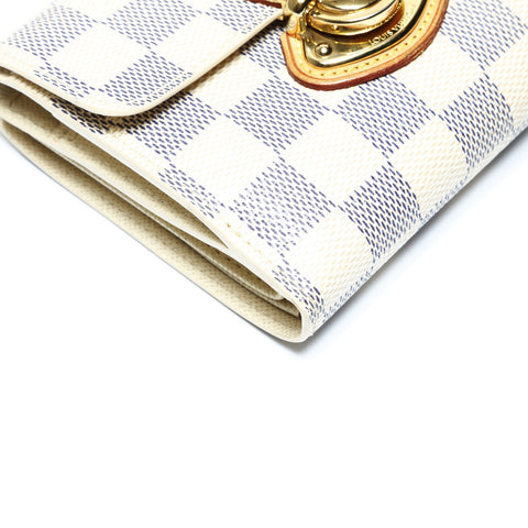 LOUIS VUITTON 2010 Portefeuille Joy Tri-fold wallet white WS24233