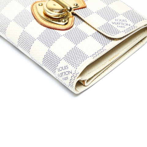 LOUIS VUITTON 2010 Portefeuille Joy Tri-fold wallet white WS24233